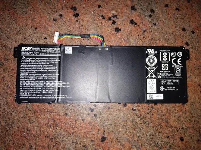 Bateira Acer original ac14b8k 15.2v