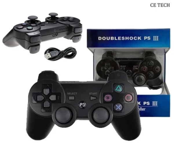Controle sem fio Preto para Ps3 Novo Promoção