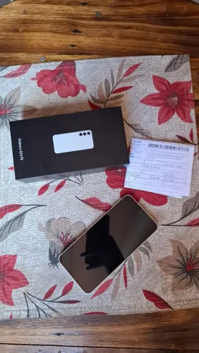 Samsung s24fe 128gb - caixa e nota fiscal
