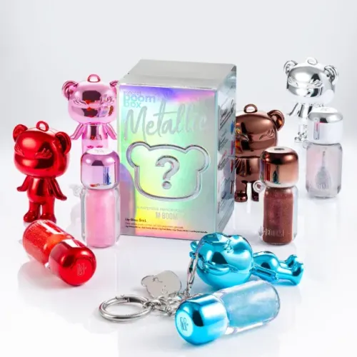 Novo Mboom Secret Boom Box Metallic Gloss Original - Rosa