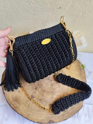 Bolsa De crochê 