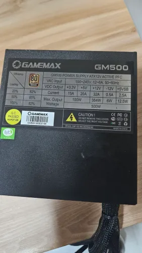 Fonte gamemax gm500w
