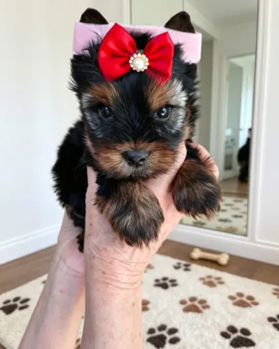 Yorkie Princesa  Delicada, Carinhosa e Apaixonante!
