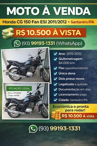 Moto Honda CG 150 Fan ESI