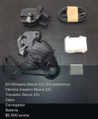 Kit Shimano Deore 12v Di2 eletrônico