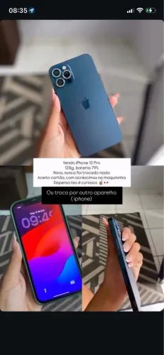 iPhone 12 vendo ou troco por outro iPhone
