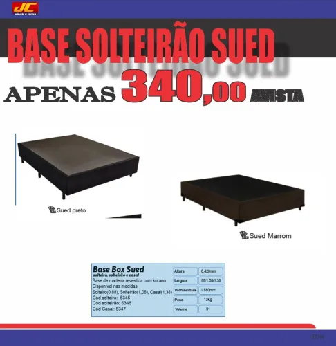 BASE BOX SOLTEIRÃO 