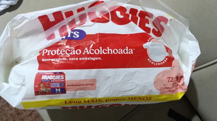 Fraldas Huggies Tamanho M