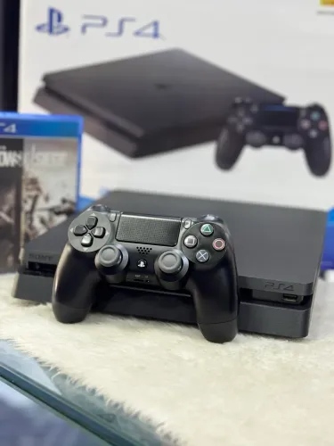 PS4 SLIM 1TB COM DOUS JOGOS TODO ORIGINAL 