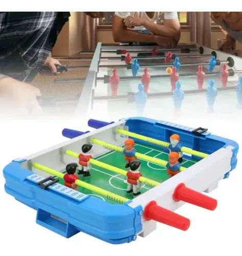 brinquedo jogo de mesa futebol pebolim 37x36x6cm tk-ab3150