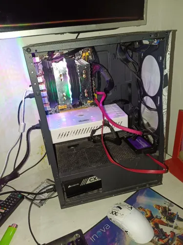 ? PC GAMER COMPLETO i3 + RX 550 + 8GB RAM + SSD ? MONITOR + PERIFÉRICOS! ?