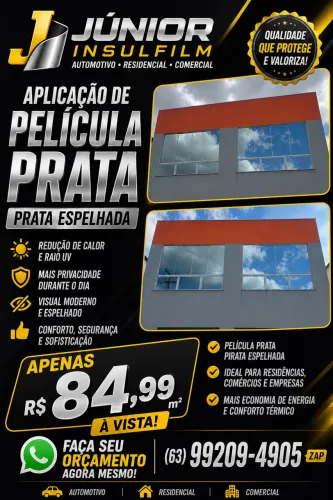 Mega Promoção de Insulfilm Automotivo Residencial e Comercial