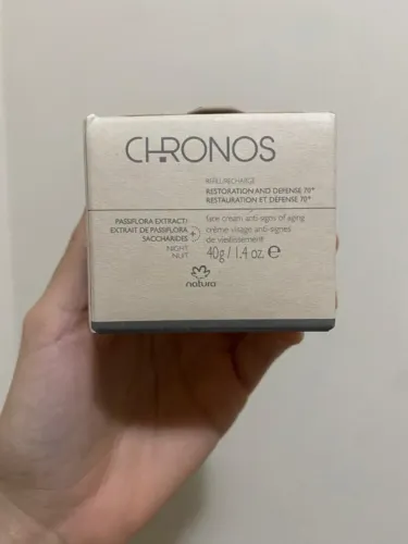 Natura Chronos Defesa e Restauração 70+ Noite (Refil)