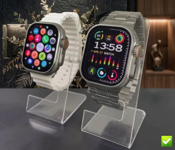 Smartwatch One Leaf Star (IWO) WhatsApp + Faz e recebe ligações - (ACOMPANHA 2 PULSEIRAS)