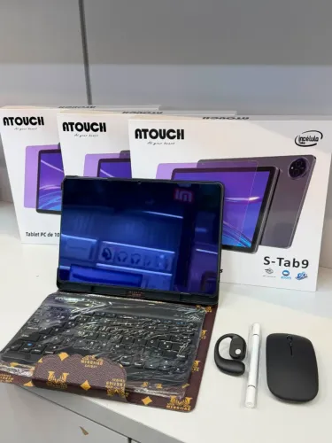 Tablet PC S-Tab9 256gb/6RAM Android 12 Capa Com Teclado ?10.95 polegadas