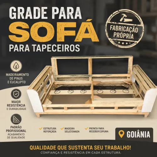 ESTRUTURA PARA SOFÁ | GRADE / ARMAÇÃO / MADEIRAMENTO | GOIÂNIA