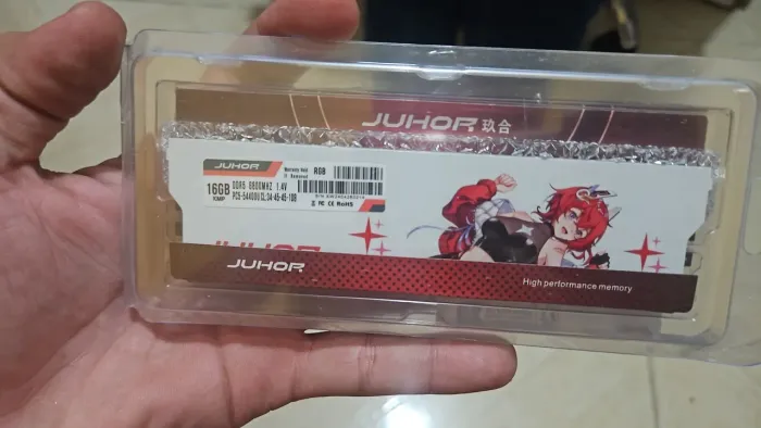 Memória ram ddr5 16gb 6800mhz juhor
