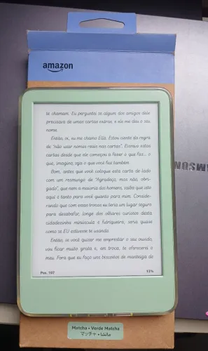 Kindle 16 GB - Geração mais recente - Verde Matcha