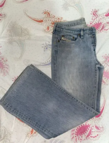 Calça Diesel Cintura Baixa Flare