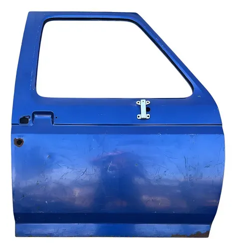 Porta Dianteira Direita Ford F-1000 1993 A 1998 Detalhe Dianteira Direita Azul