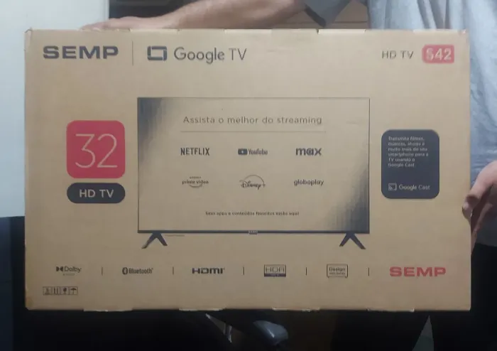 Google TV semp nova 1 ano garantia