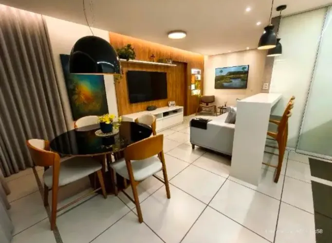Apartamento no Residencial Portal dos Mares. Com 2 qrts, sendo  1 suíte, 1 vaga de garagem
