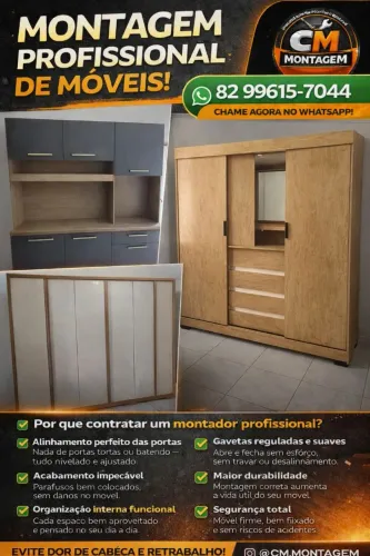 Montador de móveis em arapiraca e cidad