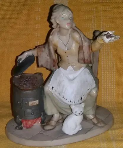 Escultura de resina italiana 