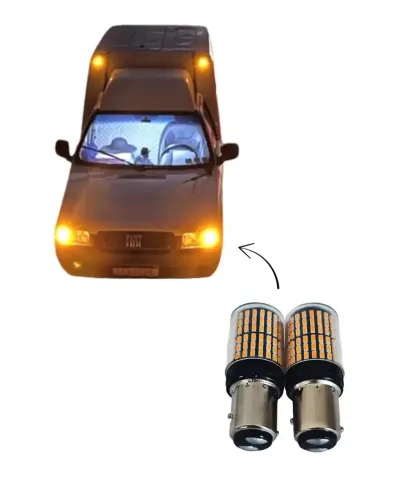 Lâmpada de Led 3000K 12-24v 144 Leds