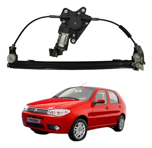 Máquina Vidro Porta Dianteira Esquerda Fiat Palio 2006 A2013
