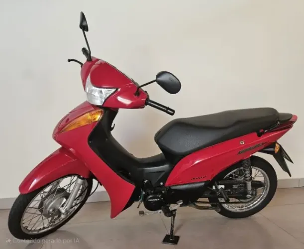 Honda Biz / 110c / Partida Pedal / Vermelha / Muito Conservada