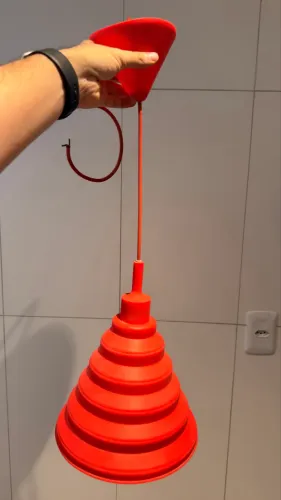 Pendente de silicone TASCHIBRA