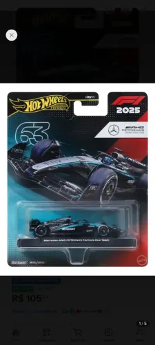 Hotwheels Premium F1 Mercedes AMG Petronas