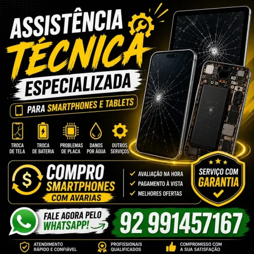 ASSISTÊNCIA TÉCNICA DE CELULAR, ESPECIALIZADA