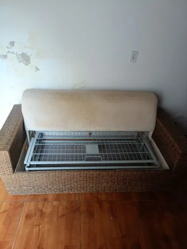 Sofá cama, vime.
