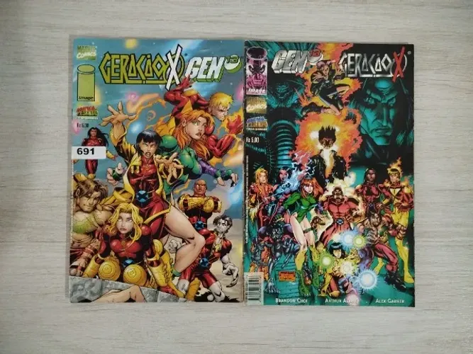 Kit HQ Quadrinhos Gen 13 & Geração X (2 volumes)