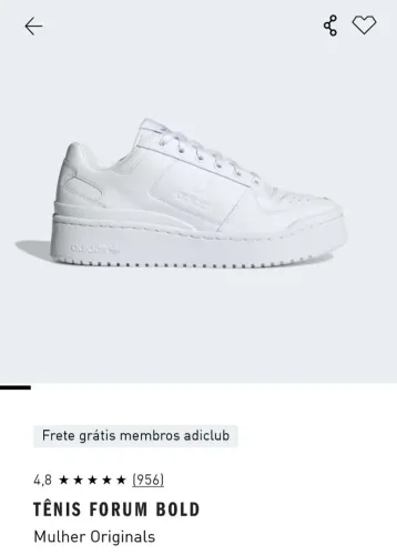 Tênis Adidas Forum Bold