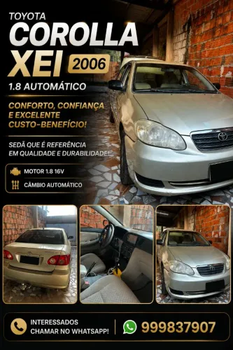 Toyota Corolla XEI 1.8/1.8 Flex 16V Aut. 2007