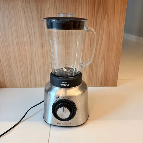 Liquidificador Philips Walita 800w ProBlend 6 Inox Copo de Vidro