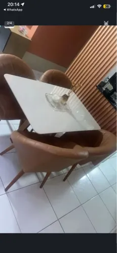 Kit 4 Poltronas para mesa de jantar - Preço individual,  baixo para vender logo 