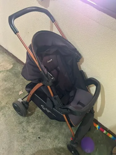 Carrinho Burigotto preto com cobre 