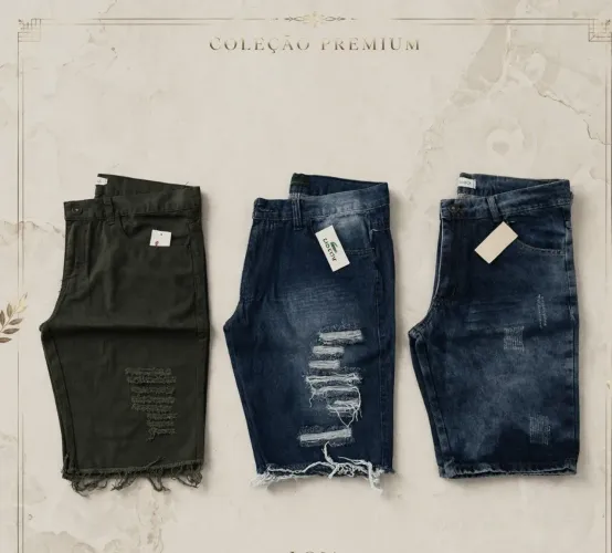 Bermuda jeans masculina 1 linha,entrego Candelária bh