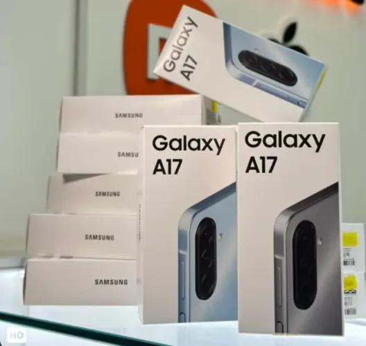 Samsung galaxy A17 128gb novo - 999,00 em dinheiro (espécie) - cartão com as taxas da máqu