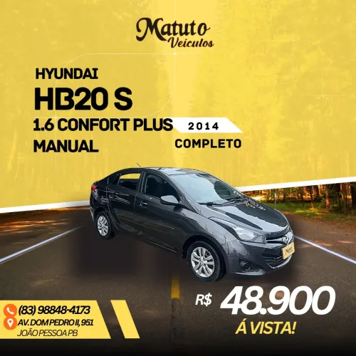 Hyundai HB20S C.plus/c.style 1.6 Flex 16V Mec.4p 2014