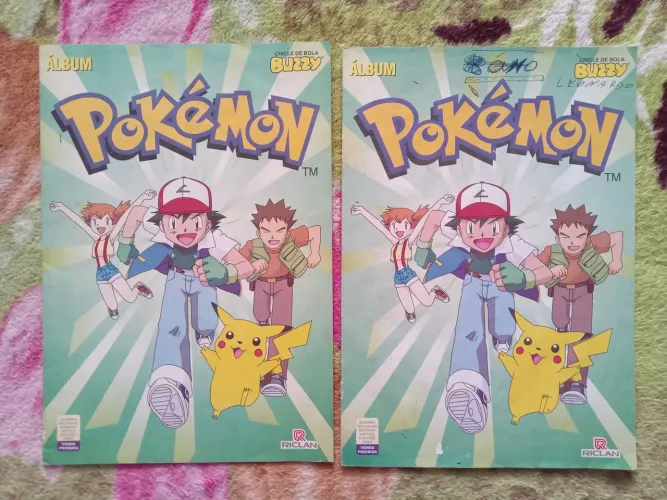 Lote Álbum de figurinhas Buzzy Pokemon