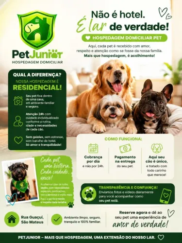 Hospedagem Residencial pet