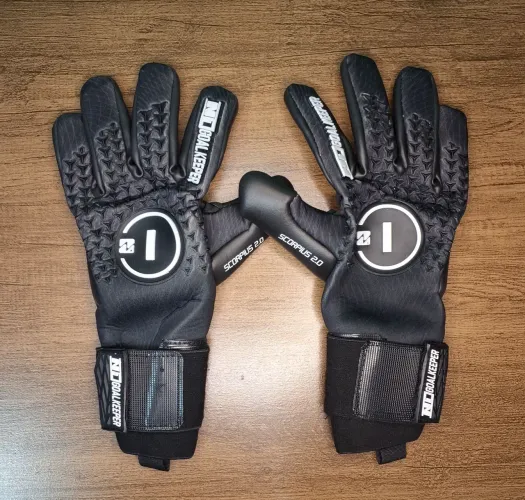 Luva de Goleiro N1 Scorpius, Preta 8