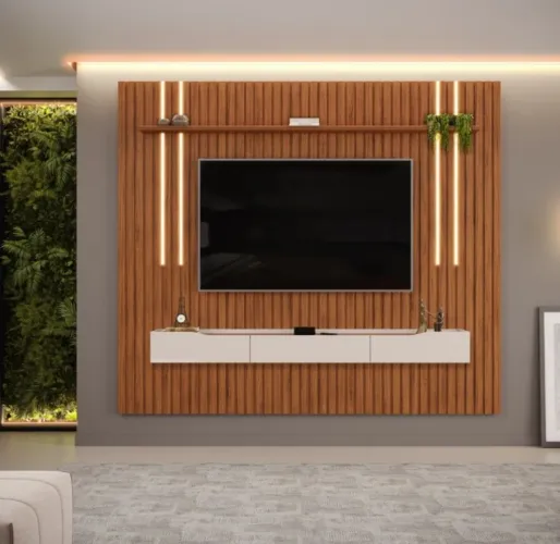 Painel Ripado Alana TV-85! Pronta Entrega!