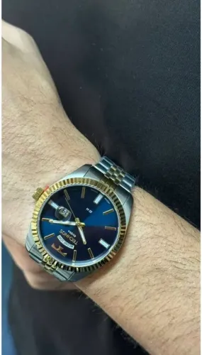 TECHNOS DOURADO E PRATA