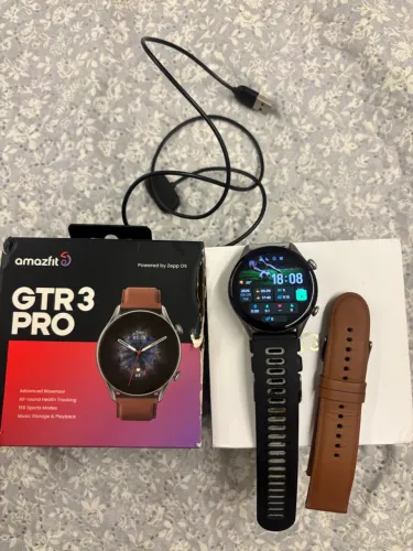 Amazfit gtr 3 pro impecável todo original